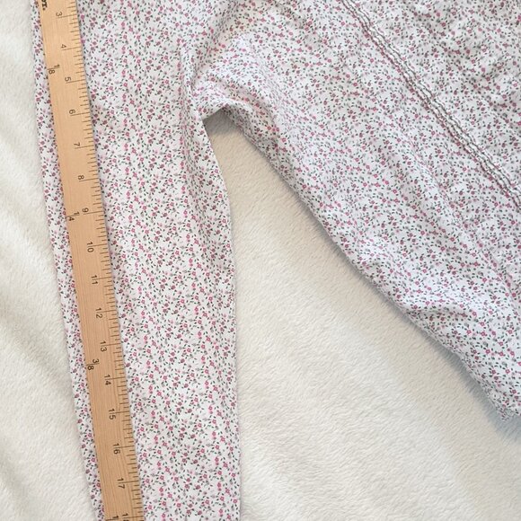 T.M Lewin Women's Feminine Romantic Button Up Top Tailored Floral Sz 10 - Picture 11 of 11